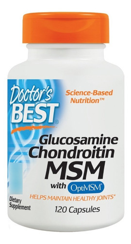 Doctor's Best Glucosamina Condroitina Msm C/ Optimsm 120 Cap