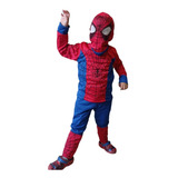 Disfraz Spiderman Para Niños Super Heroes Hombre Araña Con Mascara Envio Gratis 