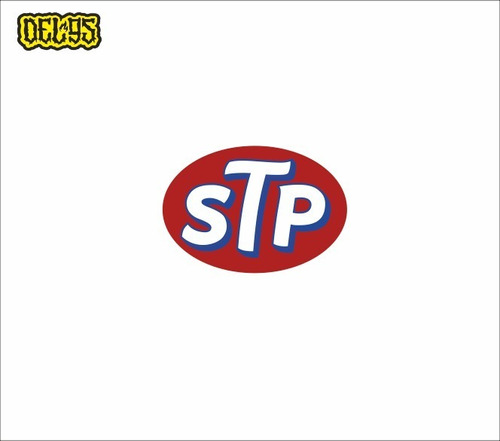Calcomanias Sticker Logo Stp Moto Carro Stunt Tuning Paqx2