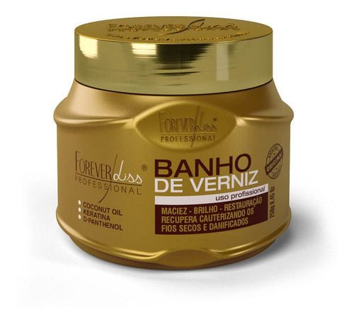 Máscara Banho De Verniz Forever Liss 250g