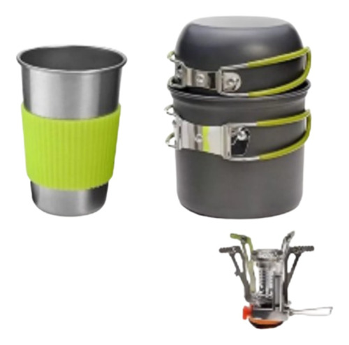 Kit Conjunto Panela Para Camping Tipo Naturehike