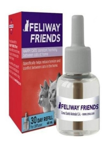 Refil 48ml Feliway Multicat Friends Conflitos Entre Gatos
