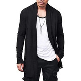 Blusa De Frio Cardigan Moletom Masculino Swag Sobretudo Ca2