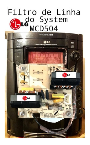 Filtro De Linha Da Fonte - System LG Mcd504; Mcv903; Mct704 