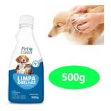 Limpador De Orelha Limpa Ouvido Cachorro Gato Pet Clean 500g