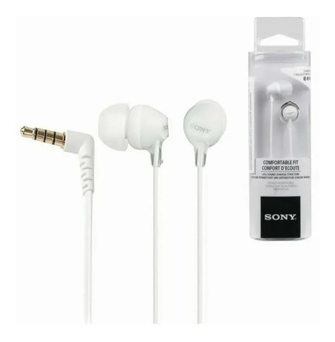 Auriculares In Ear Sony 9mm Mdr-ex15lp S/ Mic Cuots. S/ Int.