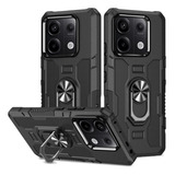 For Redmi Note 13 Pro 5g Impact-proof Hard Stand Rugged Case