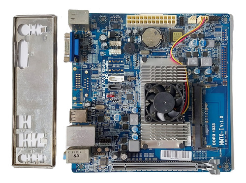 Placa Mãe Mini Itx Ddr3 Ecs Nm70-i Intel Celeron 1007u
