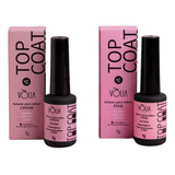 Top Coat Pink / Cover Selante Alto Brilho Vólia 9g