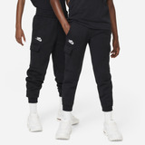 Pantalón Nike Sportswear Club Fleece Niños Negro