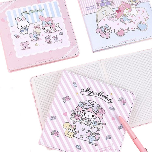 Agenda Cuaderno Sanrio Original Tapa Eco Cuero Super Cute