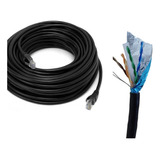 Cabo De Rede Cat-6 Dupla Capa 100m + 100 Rj45 Cat6 Blindado