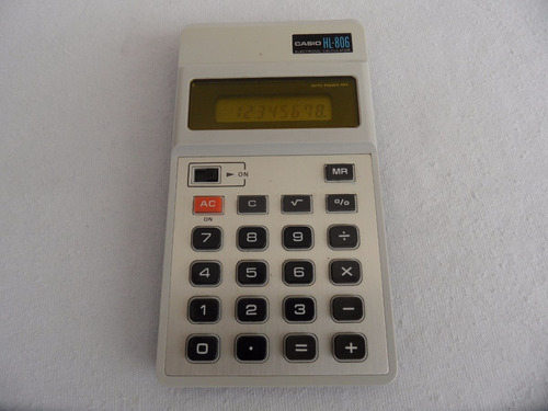 Calculadora Casio Hl-806 Japonesa Vintage 1979 Rara