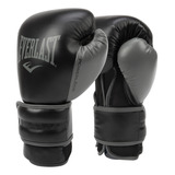 Everlast Powerlock2 - Guante De Entrenamiento, Negro/gris, .