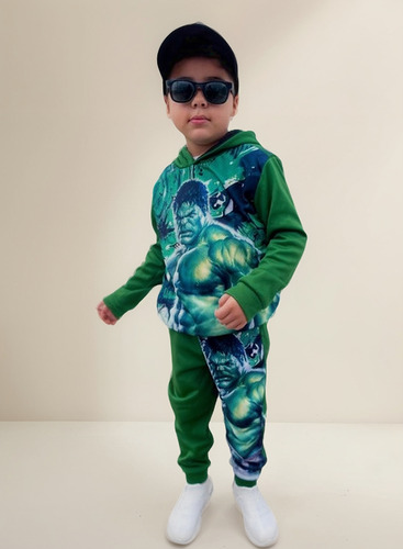 Conjunto Moletom Blusa Calça Frio Casaco Infantil Abrigo Top
