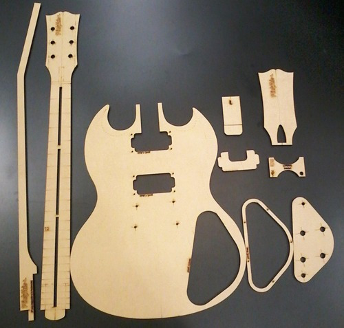 Plantilla Guitarra Sg Standard - Luthier - Mdf 6mm