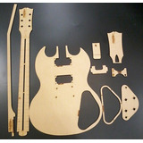 Plantilla Guitarra Sg Standard - Luthier - Mdf 6mm