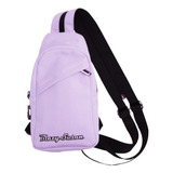 Mochila Cruzada Blazy Susan Color Morada Diseño De La Tela Lisa