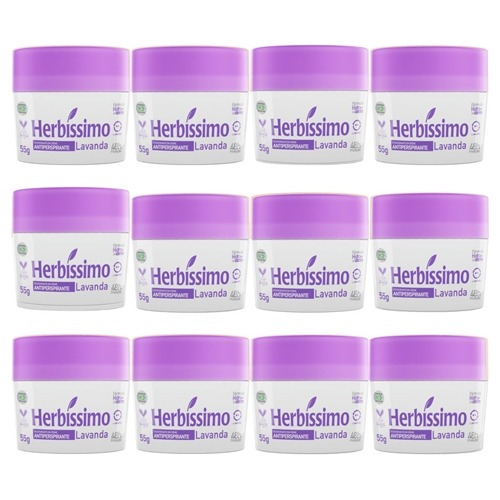 Desodorante Em Creme Herbissimo Lavanda 55g C/12