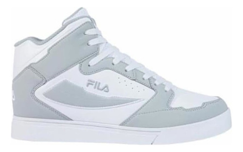 Tenis Urbano Fila 5110 De Caballero Color Blanco/ Gris