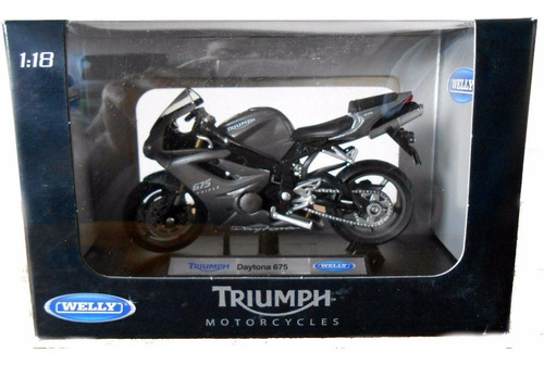 Moto Triumph Daytona 675 Escala 1:18 Welly