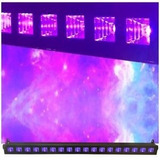 Luz Led Uv Negra Para Fiestas Fluor Ultravioleta Barra 18x3w