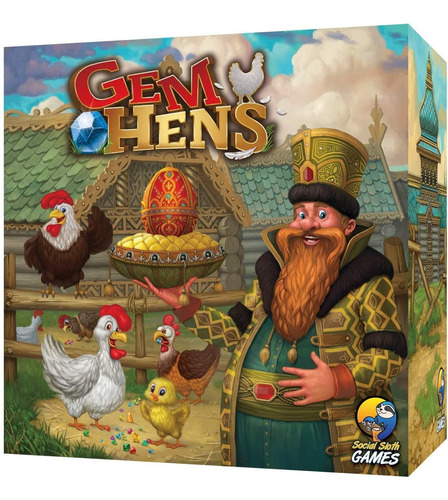 Social Sloth Games Gem Hens Juego De Mesa