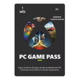 Xbox Game Pass Pc 1 Mês - Código 25 Dígitos