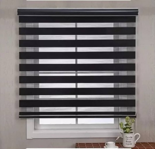 Cortinas Roller Duo Zebra Dia Y Noche 60x200 Cm