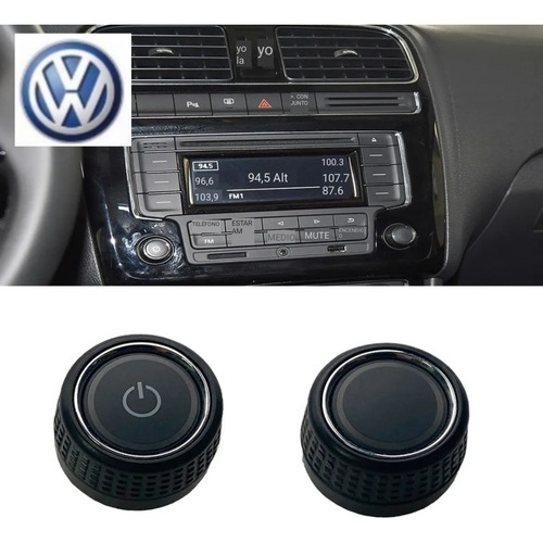 Perilla De Estéreo Para Vw Jetta Mk6 Vento Polo Golf