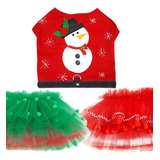 Roupa De Natal Pet Vestido 2 Em 1 Fantasia Mamãe Noel Tam 6