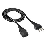 Cable De Poder Pc Cobre Grueso 1.5m Cargador Fuente De Poder