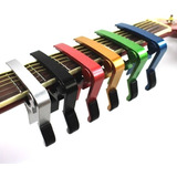 Capo Para Guitarra Acustica Y Electrica De Gatillo Colores