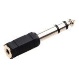 Adaptador Audio Plug Jack 6.3 Macho A 3.5 Hembra Estéreo