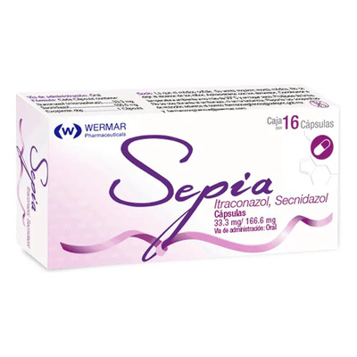 Sepia Caps 33,3\u002F166,6 Mg, 16 Cápsulas | Envío gratis