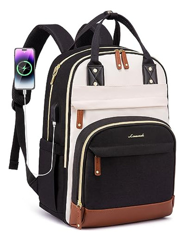 Mochila Para Escuela Con Usb Para Cargador - Negro M