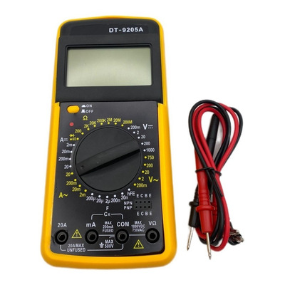 Multímetro Digital Dt-9205a Capacímetro E Beep Profissional