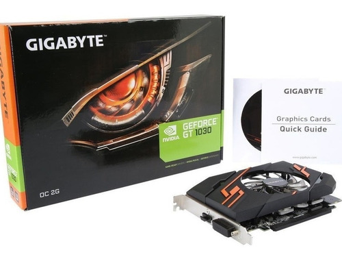 Nvidia Geforce Gigabyte Gt 1030 2gb Oc Gddr5 Con Fan