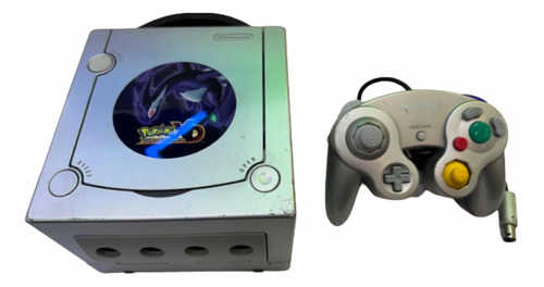 Consola Gamecube Plata Edición Pokemon Xd