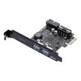 Stw Pci-e A Usb 3.0 Tarjeta Pci Express De 2 Puertos Mini Pc