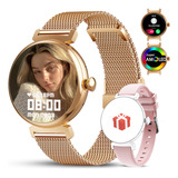 Reloj Inteligente Mujer Impermeable Amoled Llamada Bluetooth