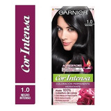 Kit Tintura Permanente Cor Intensa De Garnier Tono 1.0