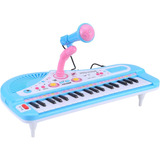 Teclado Piano Digital 37 Teclas Musical Niños Con Micrófono