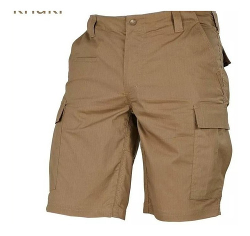 Short Táctico Cargo Estilo Militar Ripstop Urbano Bermuda