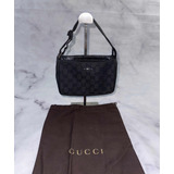 Mini Bolsa De Mano Gucci Original Color Negro