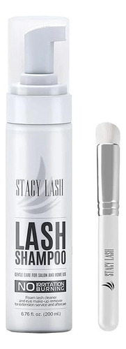 Champú Para Extensiones De Pestañas + Cepillo Stacy Lash