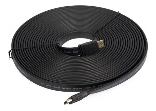 Cable Hdmi Plano 4k V1.4 10 Metros