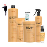 Trivitt Shampoo+condicionador+ Hidratação+ Reparador+ Fluido