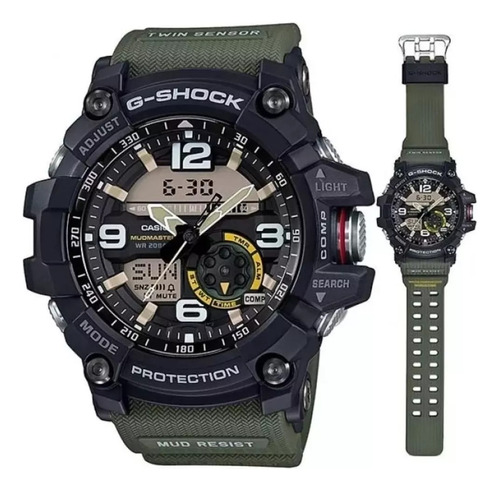 Relogio Casio G-shock Gg-1000-1a3 Pulseira Verde Mudmaster