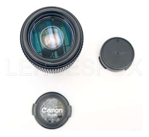 Canon Zoom Lens Fd 75-200mm F:4.5 Macro Tapas Exc. Estado